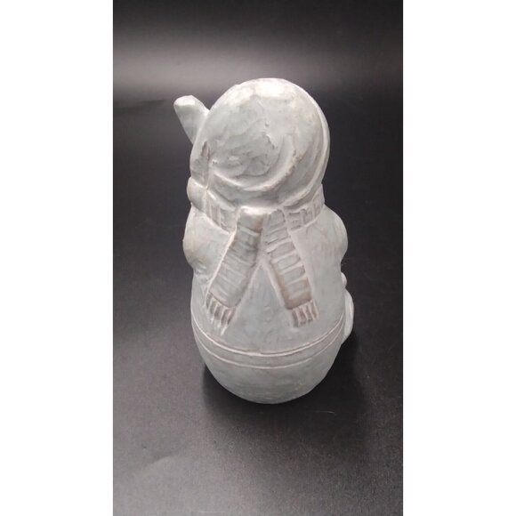 Vintage Isabel Bloom Snowman  Sculpture Signed and Dated 2000 - Picture 2 of 16